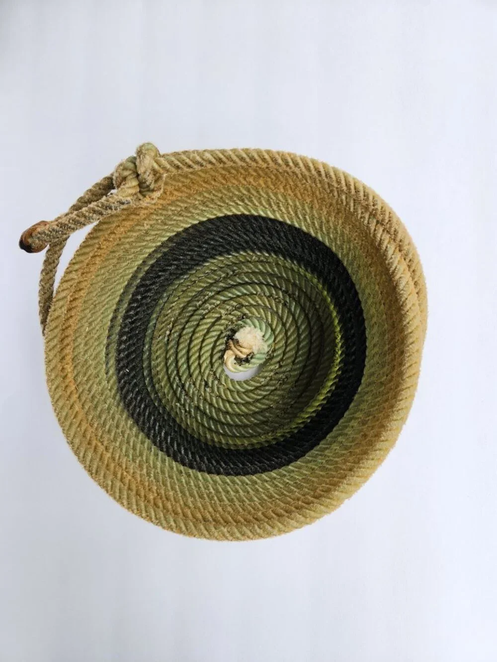 Americano Lasso Lariat Rope Basket for Western Rustic or Cowboy Vintage Decor